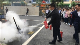 绿道建设公司参加消防知识培训暨应急演练